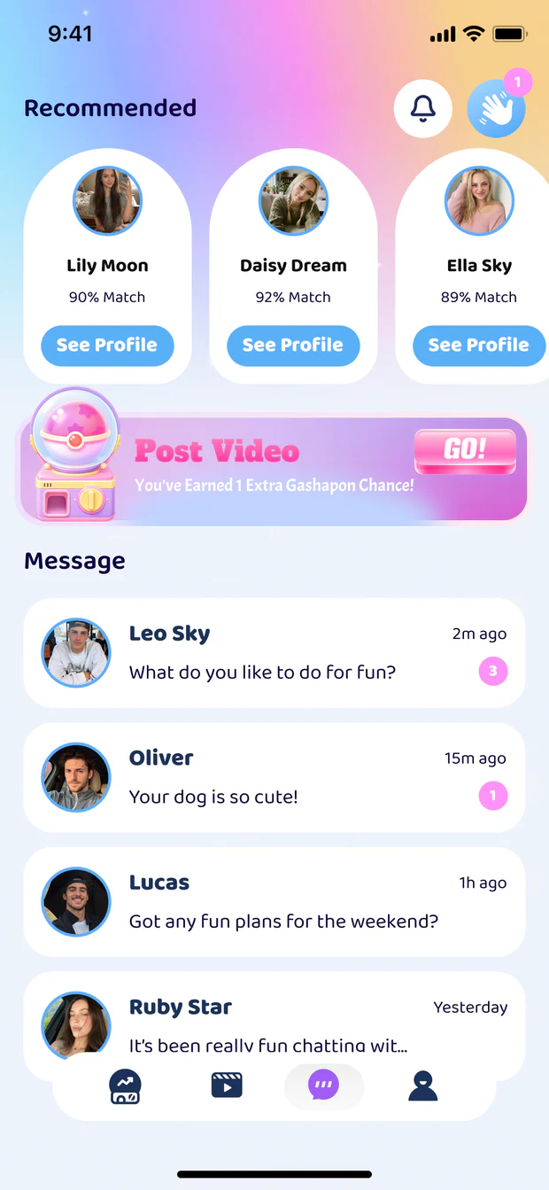NUDDA message list